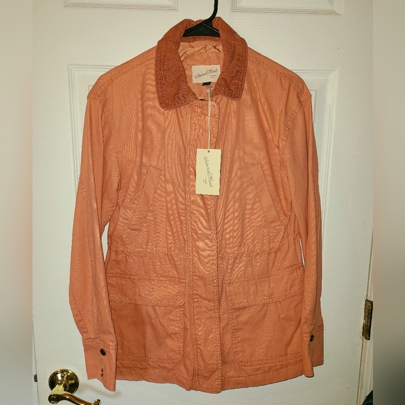 Light Orange Canvas Jacket - Picture 1 of 4
